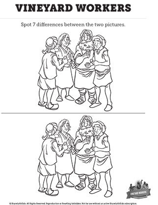Vineyard Workers: Spot the Difference