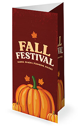 Fall Festival: Trifold Bulletin Cover