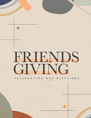 Friendsgiving: Flyer