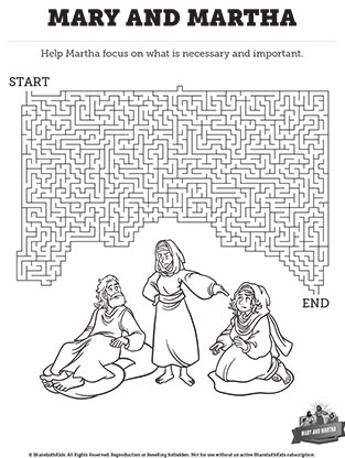 Mary and Martha: Maze