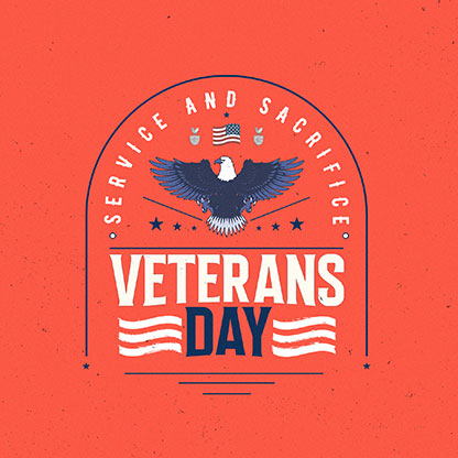 Service And Sacrifice: Social Media Graphic