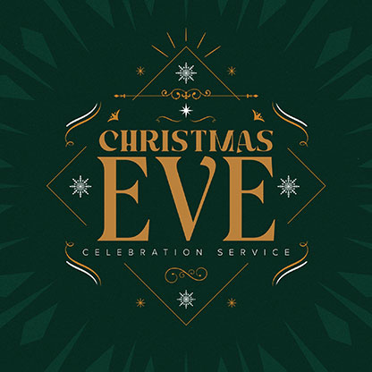 Christmas Eve Green: Social Media Graphic