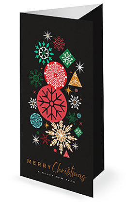 Merry Christmas & Happy New Year: Trifold Bulletin Cover
