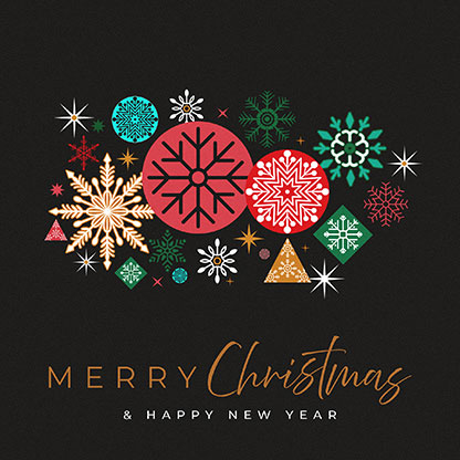 Merry Christmas & Happy New Year: Social Media Graphic