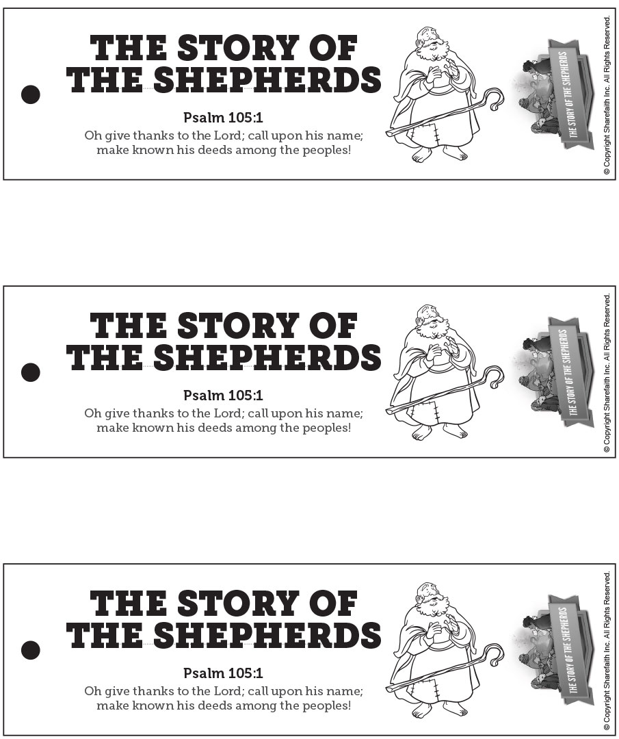 The Story of the Shepherds: Bookmarks