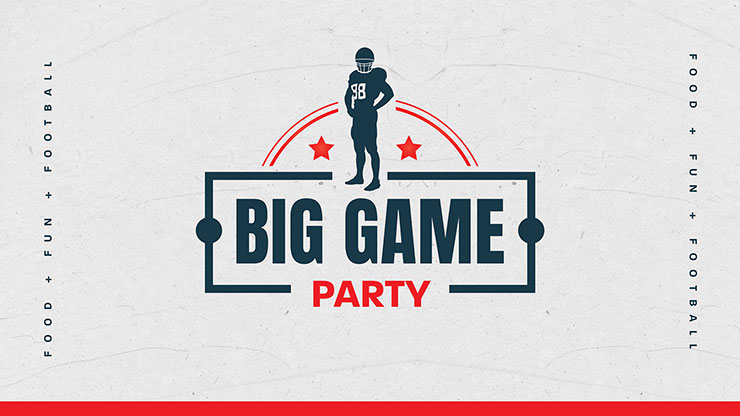 Big Game Party: Title Graphics