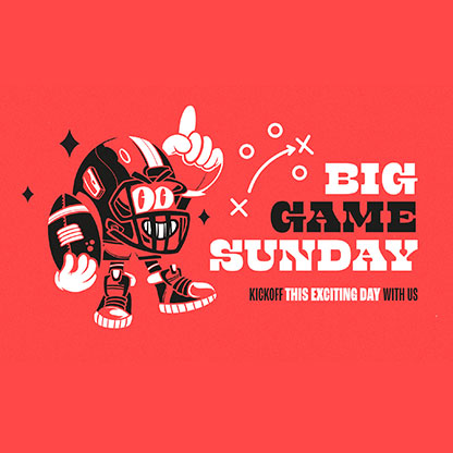 Big Game Sunday: Social Media Graphics