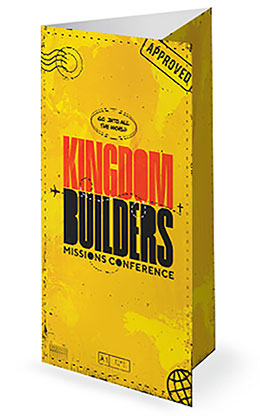 Kingdom Builders: Trifold Bulletin Cover
