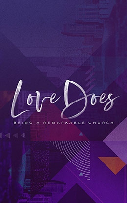 Love Does: Bifiold Bulletin Cover