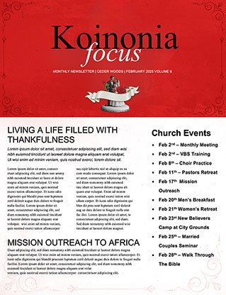 Love & Marriage: Newsletter