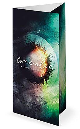 Come Alive: Trifold Bulletin Cover