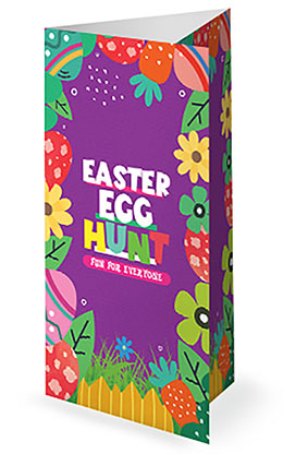 Easter Egg Hunt: Trifold Bulletin Cover