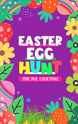 Easter Egg Hunt: Bifold Bulletin Cover
