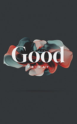 Good Friday Swirl: Bifold Bulletin Cover