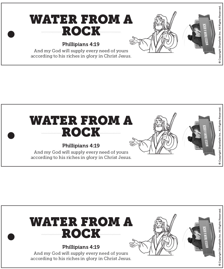 Water From A Rock: Bookmarks