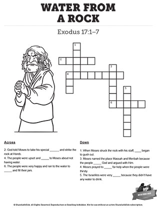 Water From A Rock: Crossword
