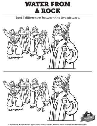 Water From A Rock: Spot the Difference