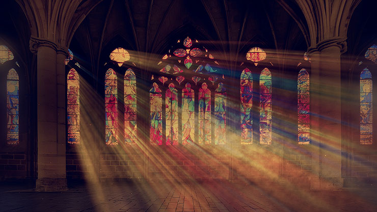 Stained Glass Scene Collection: Stained Glass 10 Still