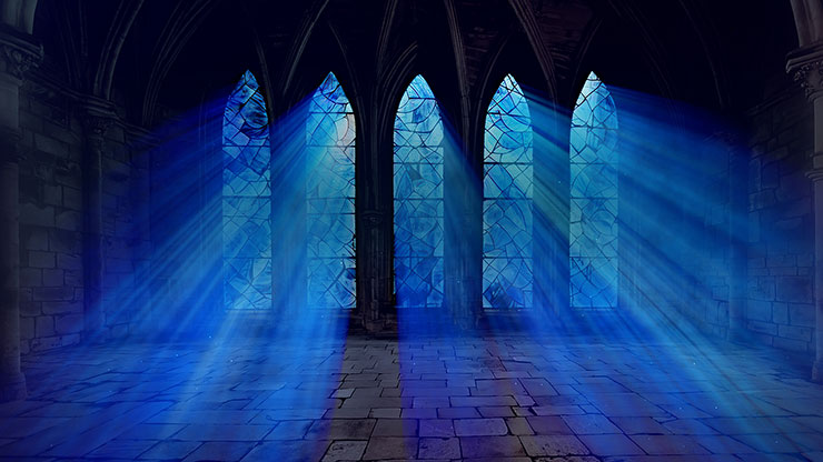 Stained Glass Scene Collection: Stained Glass 13 Motion