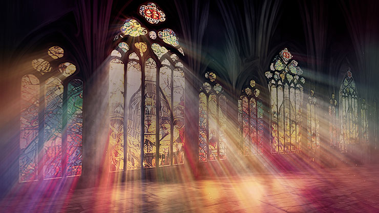 Stained Glass Scene Collection: Stained Glass 14 Motion