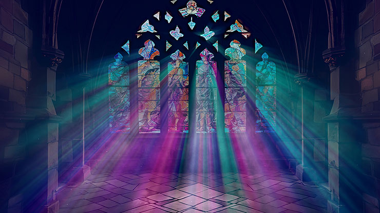 Stained Glass Scene Collection: Stained Glass 18 Still