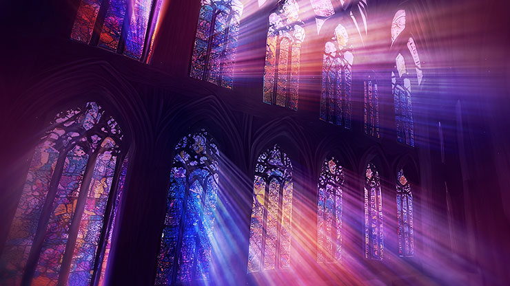 Stained Glass Scene Collection: Stained Glass 1 Still