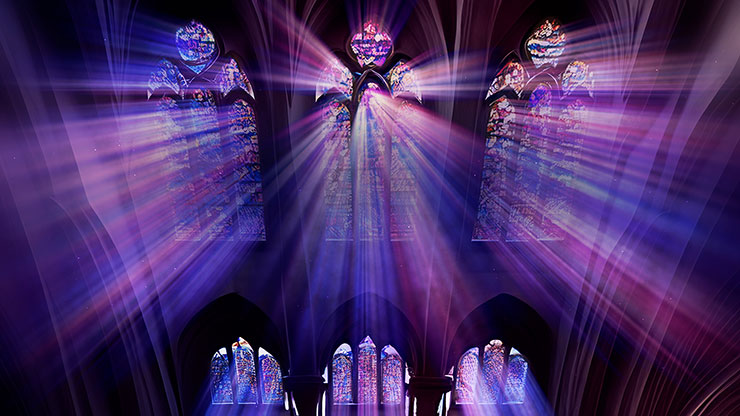 Stained Glass Scene Collection: Stained Glass 22 Motion