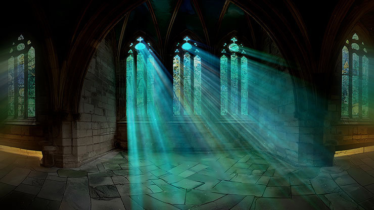 Stained Glass Scene Collection: Stained Glass 8 Motion