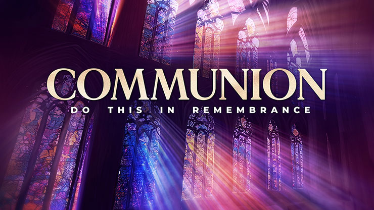 Stained Glass Scene Collection: Stained Glass Communion