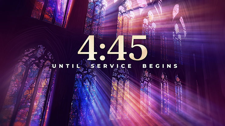Stained Glass Scene Collection: Stained Glass Countdown