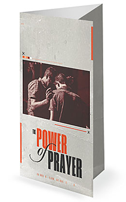 The Power of Prayer: Trifold Bulletin Cover