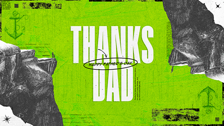 Happy Father's Day: Title Graphic
