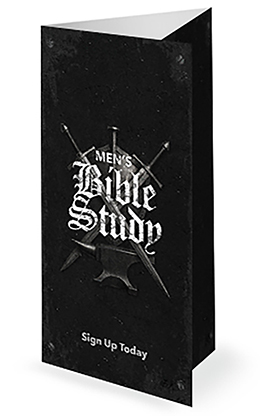 Men's Bible Study: Trifold Bulletin Cover