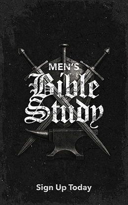 Men's Bible Study: Bifold Bulletin Cover