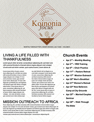Moral Of The Story: Newsletter