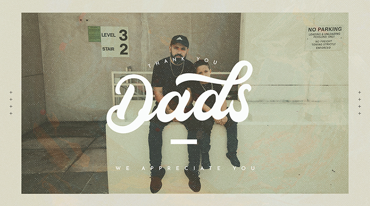 Thank You Dads Urban Grain: Title Graphic