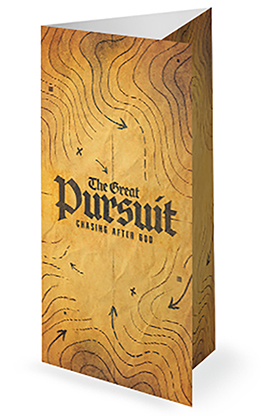 The Great Pursuit: Trifold Bulletin Cover