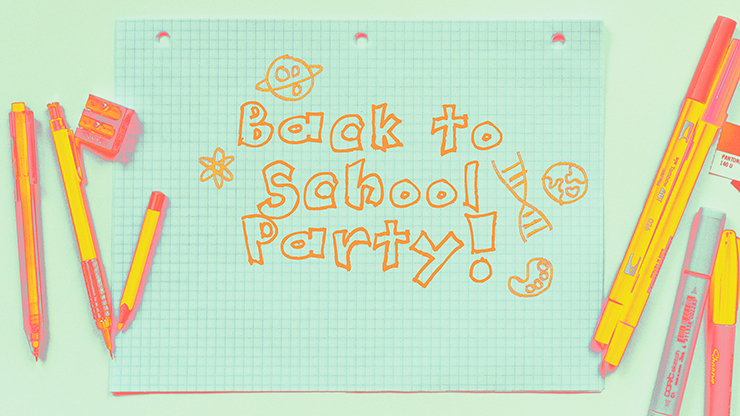 Back To School Party: Title Graphic