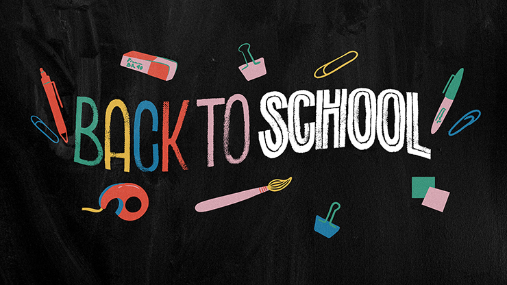 Back To School Chalkboard: Title Graphic