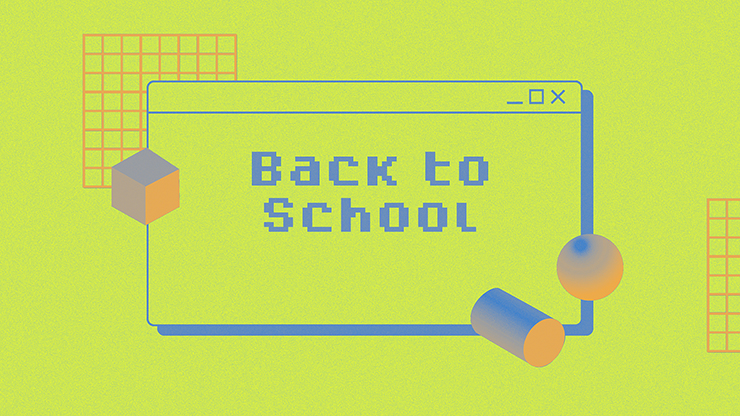 Back To School Retro: Title Graphic