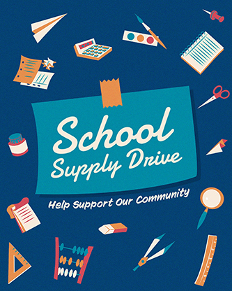 School Supply Drive: Social Media