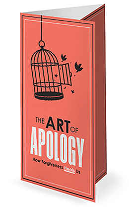 The Art Of Apology: Trifold Bulletin Cover