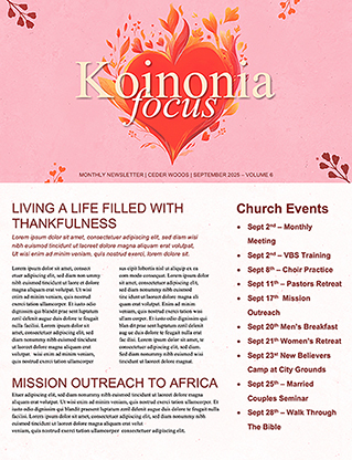 Heart On Fire: Newsletter