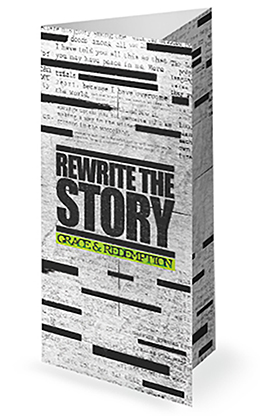 Rewrite The Story: Trifold Bulletin Cover