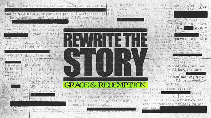 Rewrite The Story: Title Graphic