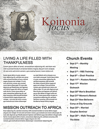 Jesus Follower - The Gospel of Mark: Newsletter