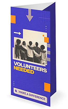 Volunteers Needed: Trifold Bulletin Cover