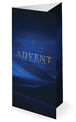 Advent: Trifold Bulletin Cover
