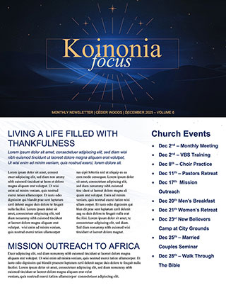 Advent: Newsletter