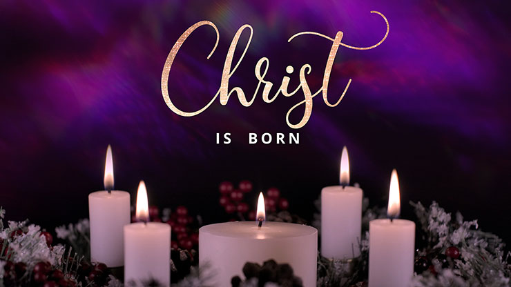 Advent Wreath Collection: Advent Wreath Christ is Born